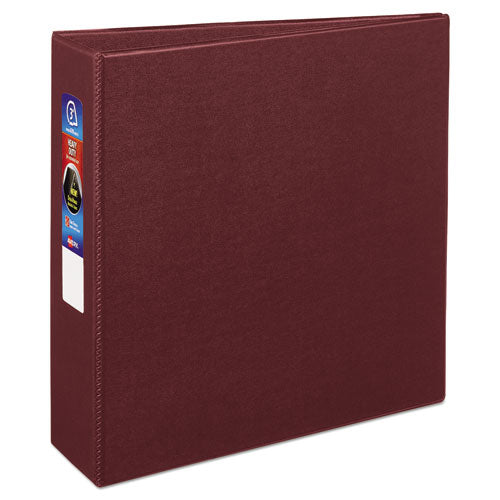 Heavy-duty Non-view Binder With Durahinge And Locking One Touch Ezd Rings, 3 Rings,3" Capacity, 11 X 8.5, Maroon
