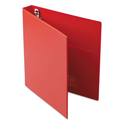Heavy-duty Non-view Binder With Durahinge And One Touch Ezd Rings, 3 Rings,1" Capacity, 11 X 8.5, Red