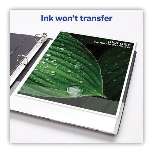 Heavy-duty Non Stick View Binder With Durahinge And Slant Rings, 3 Rings,1" Capacity, 11 X 8.5, White, 4/pack