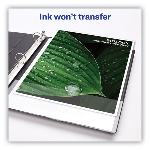 Heavy-duty Non Stick View Binder With Durahinge And Slant Rings,3 Rings, 2" Capacity, 11 X 8.5, White, 4/pack