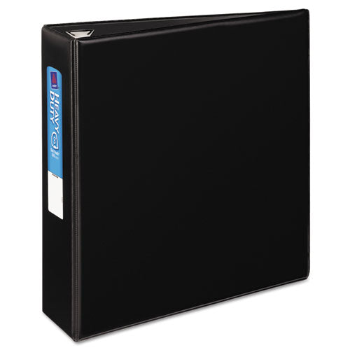 Heavy-duty Non-view Binder With Durahinge And Locking One Touch Ezd Rings,3 Rings, 3" Capacity, 11 X 8.5, Black