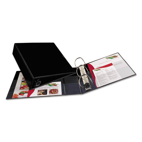 Heavy-duty Non-view Binder With Durahinge And Locking One Touch Ezd Rings,3 Rings, 3" Capacity, 11 X 8.5, Black