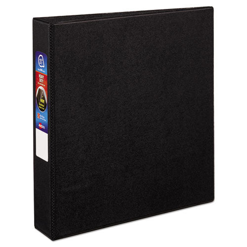 Heavy-duty Non-view Binder With Durahinge And One Touch Ezd Rings,3 Rings, 1.5" Capacity, 11 X 8.5, Black