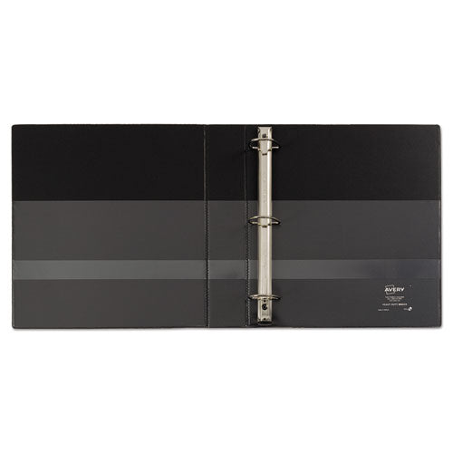 Heavy-duty Non-view Binder With Durahinge And One Touch Ezd Rings,3 Rings, 1.5" Capacity, 11 X 8.5, Black