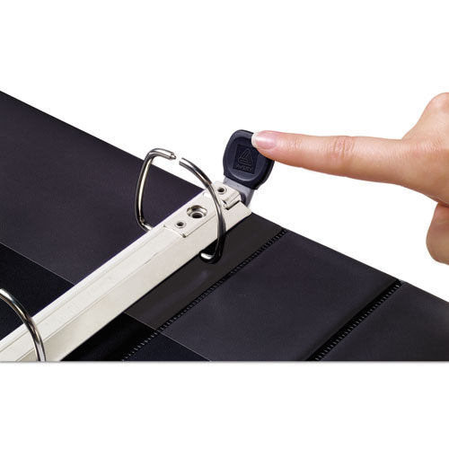 Heavy-duty Non-view Binder With Durahinge And One Touch Ezd Rings,3 Rings, 1.5" Capacity, 11 X 8.5, Black