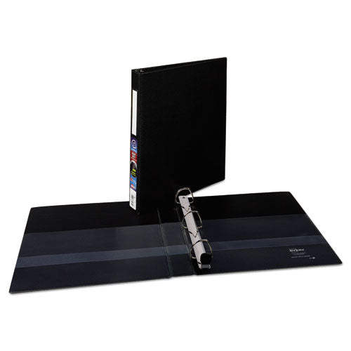 Heavy-duty Non-view Binder With Durahinge And One Touch Ezd Rings,3 Rings, 1" Capacity, 11 X 8.5, Black