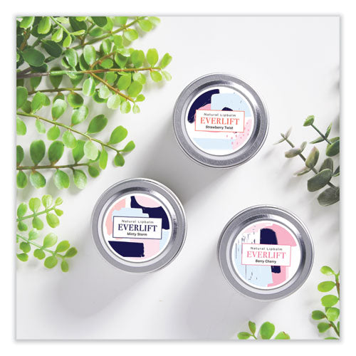 Vibrant Inkjet Color-print Labels W/ Sure Feed, 1.5" Dia, White, 400/pk.