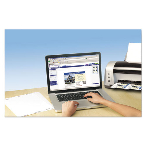 Photo-quality Printable Postcards, Inkjet, 74 Lb, 4.25 X 5.5,Glossy White, 100 Cards, 4 Cards/sheet, 25 Sheets/pack