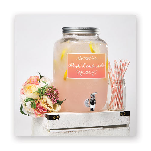 Waterproof Shipping Labels With Trueblock Technology, Laser Printers, 5.5 X 8.5, White, 2/sheet,500 Sheets/box