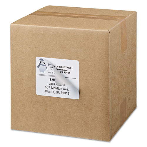 Shipping Labels W/ Trueblock Technology, Inkjet/laser Printers, 3.33 X4, White, 6/sheet, 500 Sheets/box