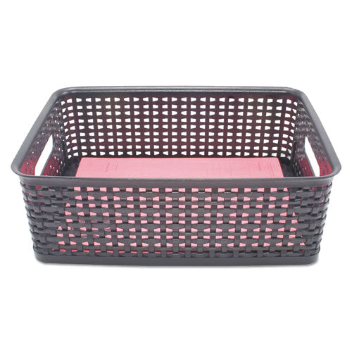Weave Bins, 14.25 X 10.25 X 4.75, Black, 2/pack.