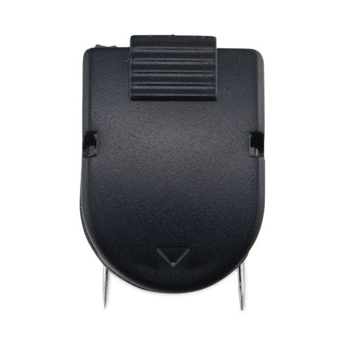 Wall Clips For Fabric Panels, 40 Sheet Capacity, Black, 50/box.