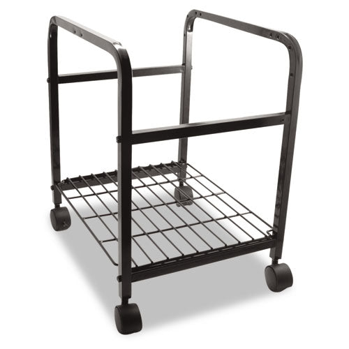 Heavy-duty File Shuttle, Metal, 1 Shelf, 17.13" X 14.25" X 20", Black.
