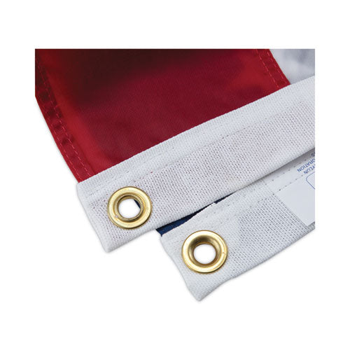 All-weather Outdoor U.s. Flag, 96" X 60", Heavyweight Nylon.