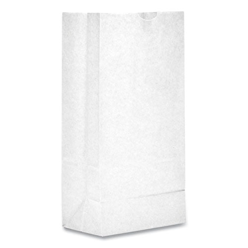 Grocery Paper Bags, #2 Size, 4.31" X 2.44" X 7.88", White, 500/bundle.