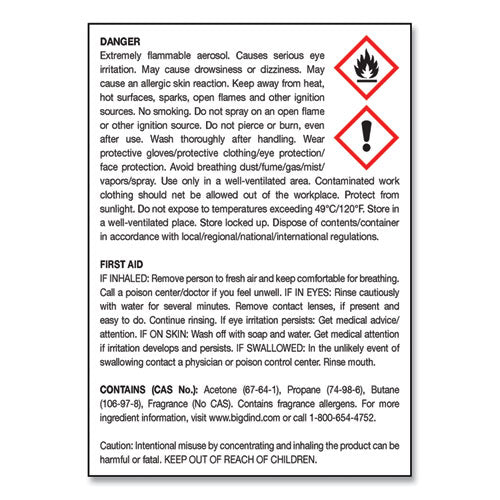 Metered Concentrated Room Deodorant, Fresh Linen Scent, 7 Oz Aerosol Spray, 12/box.