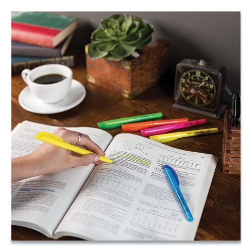 Brite Liner Highlighter Value Pack, Yellow Ink, Chisel Tip, Yellow/black Barrel, 24/pack.