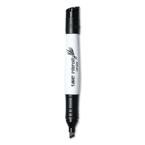Intensity Low Odor Chisel Tip Dry Erase Marker, Broad Chisel Tip, Black, Dozen.
