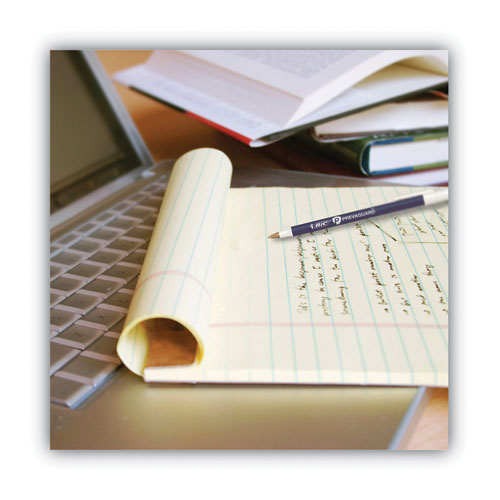 Prevaguard Round Stic Pen, Stick, Medium 1 Mm, Blue Ink, Blue Barrel, 8/pack.