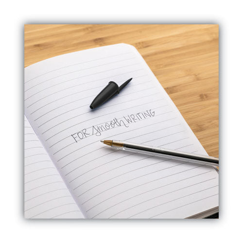 Cristal Xtra Smooth Ballpoint Pen, Stick, Medium 1 Mm, Red Ink, Clear Barrel, Dozen.