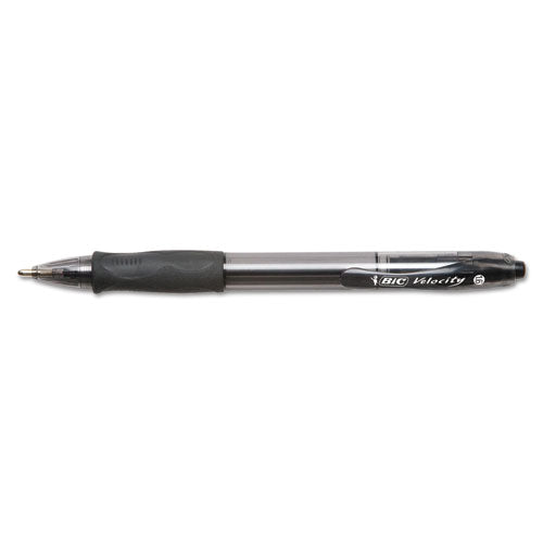 Glide Bold Ballpoint Pen, Retractable, Bold 1.6 Mm, Black Ink, Smoke Barrel, Dozen.