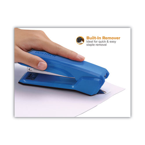 Ascend Stapler, 20-sheet Capacity, Ice Blue.