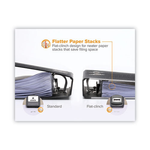 Ez Squeeze 40 Stapler, 40-sheet Capacity, Black.