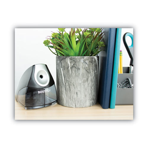 Personal Electric Pencil Sharpener, Ac-powered, 4.25 X 8.4 X 4, Black.