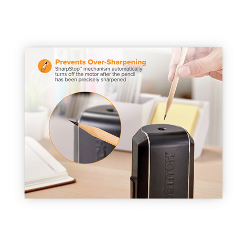 Vertical Electric Pencil Sharpener, Ac-powered, 4.5 X 3.75 X 5.5, Black.