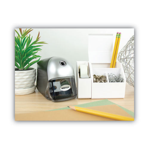 Quietsharp Executive Electric Pencil Sharpener, Ac-powered, 4 X 7.5 X 5, Black/graphite.