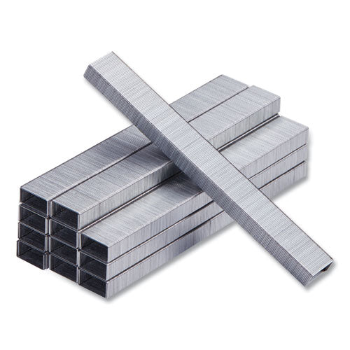 Standard Staples, 0.25" Leg, 0.5" Crown, Steel, 5,000/box.