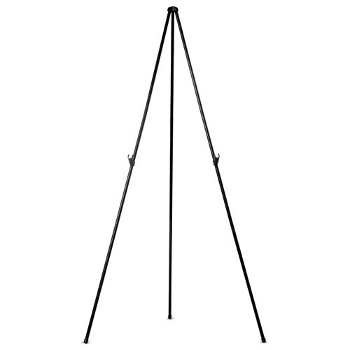 Instant Easel, 61.5" High, Black, Steel, Heavy-duty.