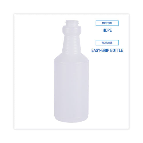 Handi-hold Spray Bottle, 16 Oz, Clear, 24/carton