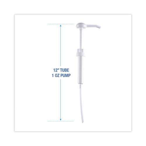 Siphon Pump, 1 Oz/pump, For 1 Gal Bottles, Plastic, 12" Tube, White, 12/carton.