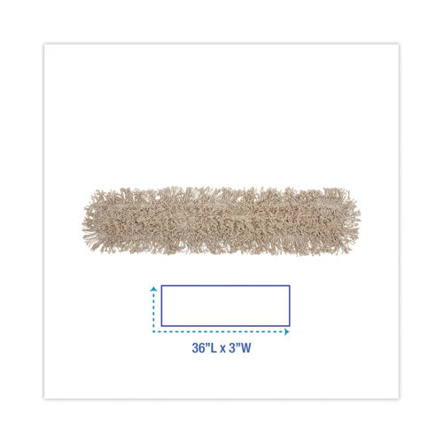 Mop Head, Dust, Cotton, 36 X 3, White.