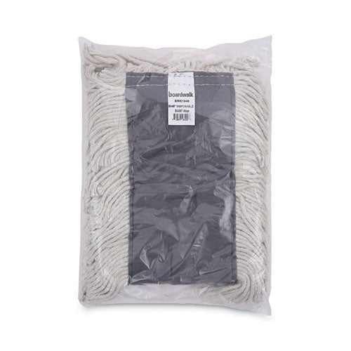 Mop Head, Dust, Disposable, Cotton/synthetic Fibers, 48 X 5, White.