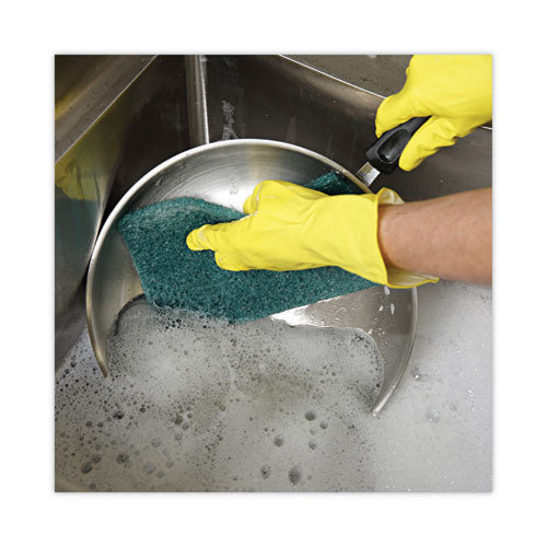 Heavy-duty Scour Pad, 6 X 9, Green 15/carton.