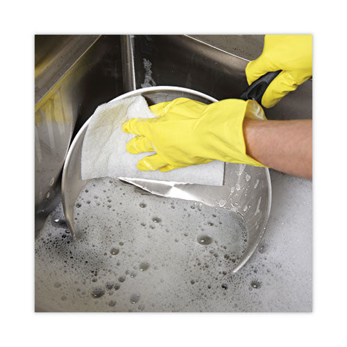 Light Duty Scour Pad, White, 6 X 9, White, 20/carton.