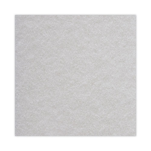 Light Duty Scour Pad, White, 6 X 9, White, 20/carton.