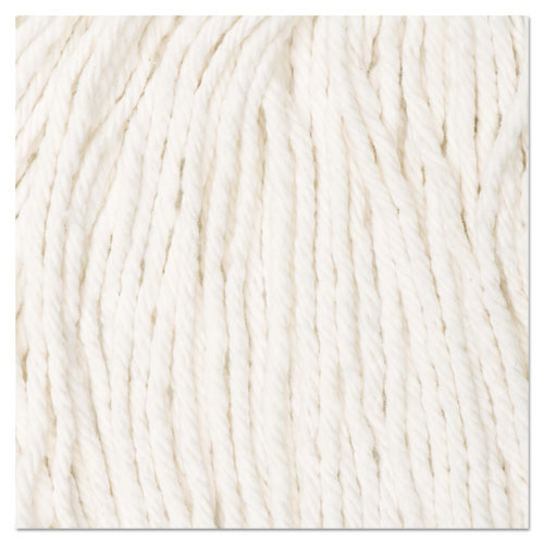 Cut-end Wet Mop Head, Rayon, No. 20, White, 12/carton.