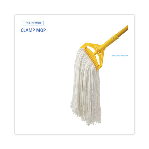 Cut-end Wet Mop Head, Rayon, No. 32, White, 12/carton.