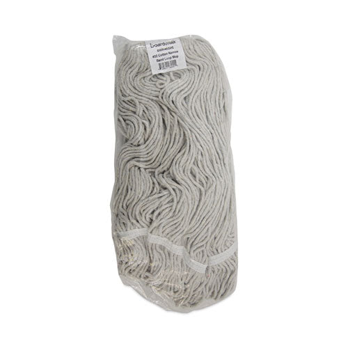 Mop Head, Loop Web/tailband, Value Standard, Cotton, No. 32, White, 12/carton.