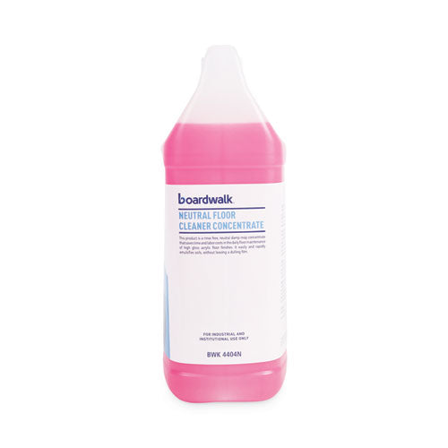 Neutral Floor Cleaner Concentrate, Lemon Scent, 1 Gal Bottle, 4/carton.