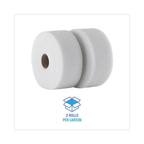 Trapeze Disposable Dusting Sheets, 5" X 125 Ft, White, 250 Sheets/roll, 2 Rolls/carton.