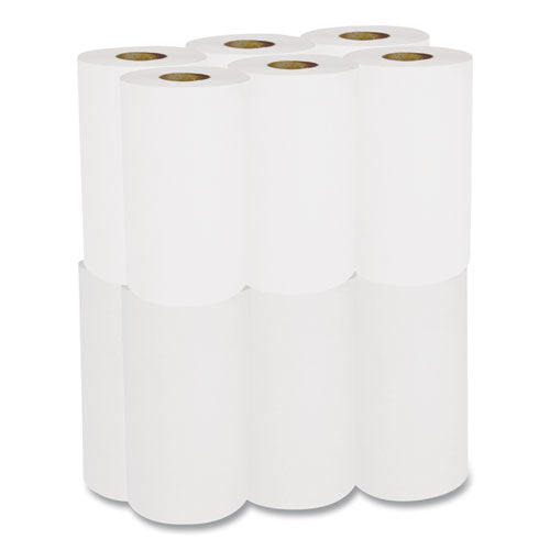 Hardwound Paper Towels, Nonperforated, 1-ply, 8" X 350 Ft, White, 12 Rolls/carton.