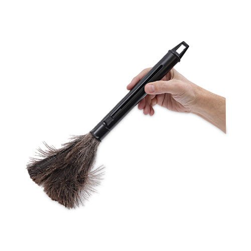 Retractable Feather Duster, 9" To 14" Handle.