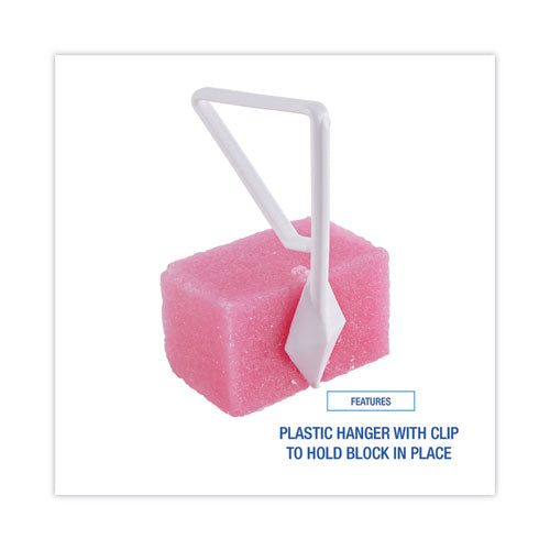 Toilet Bowl Para Deodorizer Block, Cherry Scent, 4 Oz, Pink, 12/box.