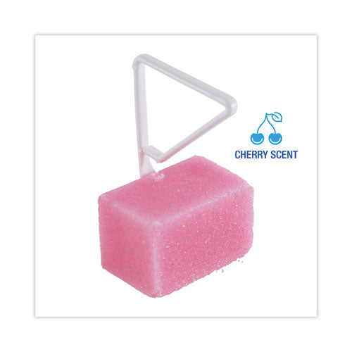 Toilet Bowl Para Deodorizer Block, Cherry Scent, 4 Oz, Pink, 12/box.