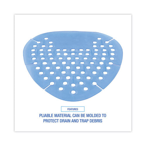 Gem Urinal Screens, Cotton Blossom Scent, Blue, 12/box.