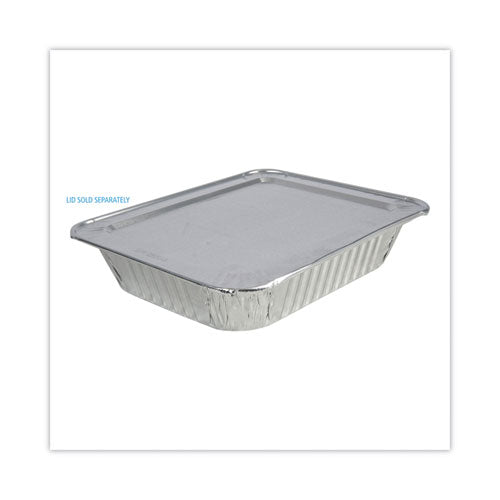 Aluminum Steam Table Pans, Half-size Deep, 400 Gauge, 2.56" Deep, 10.38 X 12.75, 100/carton.